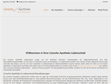 Tablet Screenshot of luensche-apotheke.de